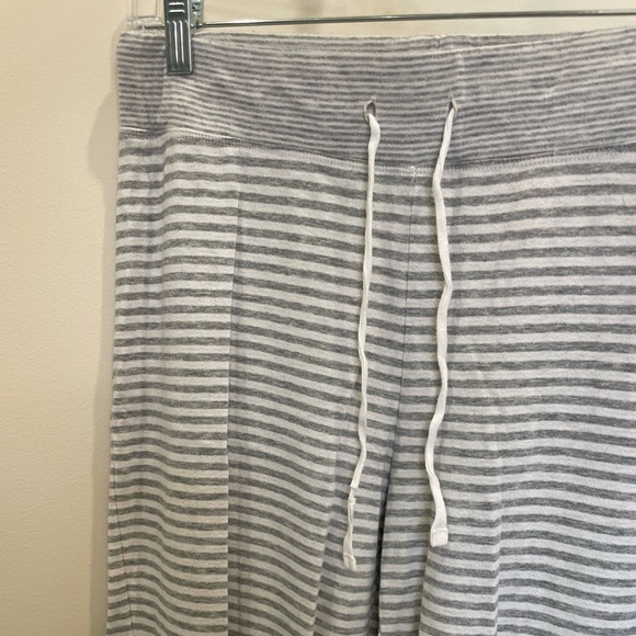 Intimates & Sleepwear White Grey Striped Pajama Pants Poshmark